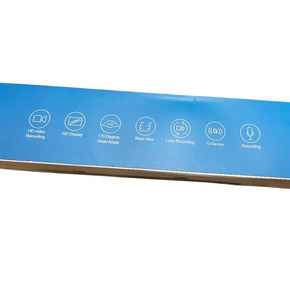 10" HD Touch Screen Dual DashCam, Wireless Front, Wired Rear Cameras. New In Box - Picture 7 of 7